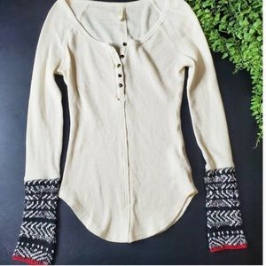 Free People long sleeve BRAND NEW W/TAGS ***PLUS one sunrise bonus item!***